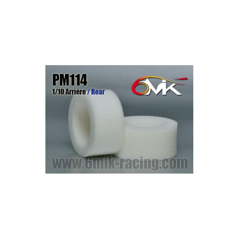 Set inserts buggy 1/10 ACHTERAAN buggy 4X2 en 4X4 - 6MIK