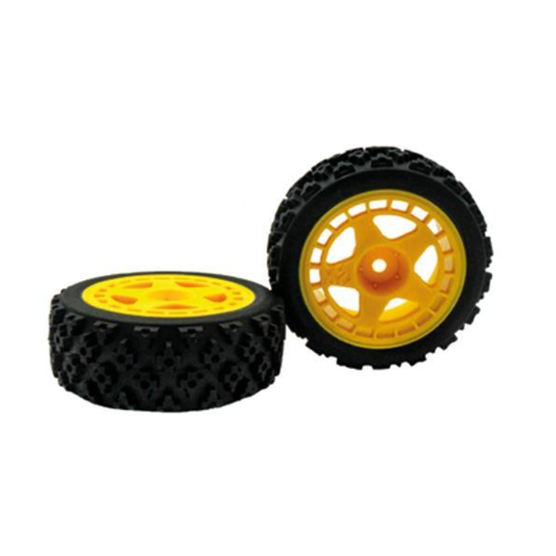 Set 2 velgen + banden rc auto Rally 1/10 te koop belgie modelbouw belgie