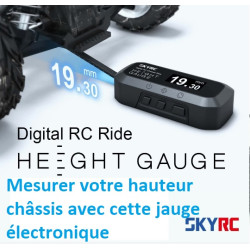 Jauge ELECTRONIQUE DIGITALE pour réglage hauteur châssis voiture rc