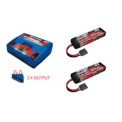 COMBO Traxxas Chargeur 8A + 2 X Lipo 3S 5000 mAh