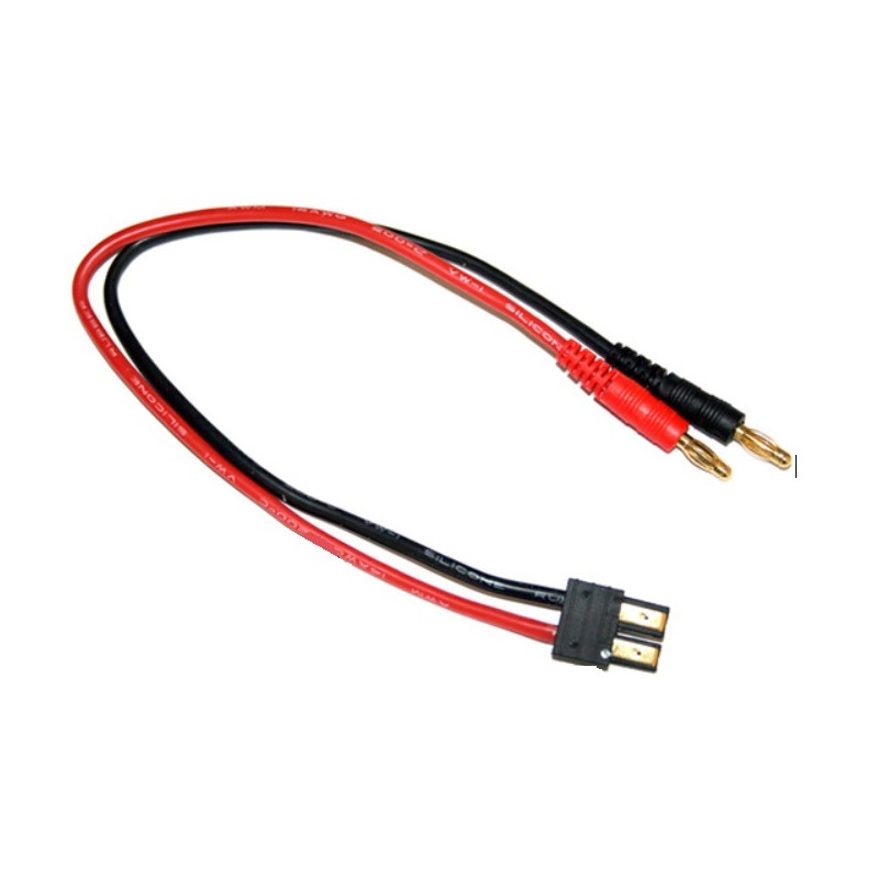 Câble de charge bannane Ø4mm  vers Traxxas (M) à vendre magasin modélisme rc belgique france