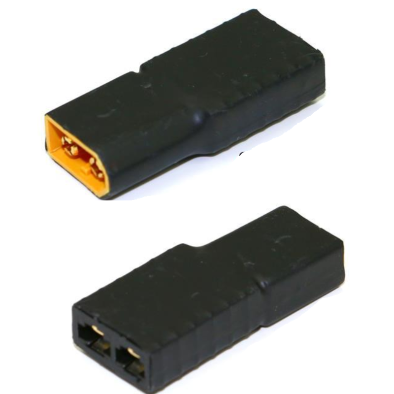 Connecteur adaptateur XT60 (M) vers TRAXXAS (F) magasin modélisme rc belgique
