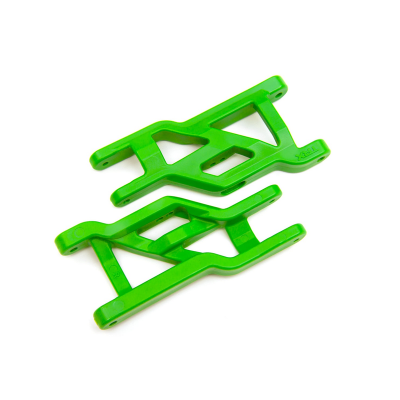 Kit triangles de suspension AVANT Traxxas Rustler 4X2 et Stampede 3631X - OPTION RENFORCE - VERT