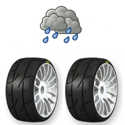 Set 2 banden PMT GT 1/8 - CARVED RALLY18 - RAIN te koop modelbouw rc winkel
