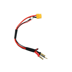 Câble de charge XT60 avec gaine Lipo Hardcase prise Ø 4mm et 5mm à vendre magasin modélisme rc belgique