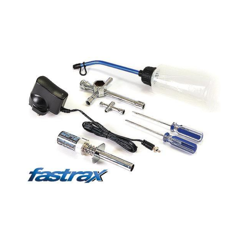 kit débutant starter kit chauffe bougie bidon carburant clé bougie magasin modélisme rc