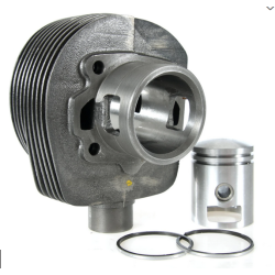 Gietijzer cylinder + zuiger 125cc Vespa VNB GT GTR ​​Super te koop belgie vespa onderdelen winkel