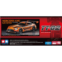 Tamiya TT-02 Mercedes AMG GT3 EVO -  58750 te koop modelbouw rc winkel belgie leuven hasselt