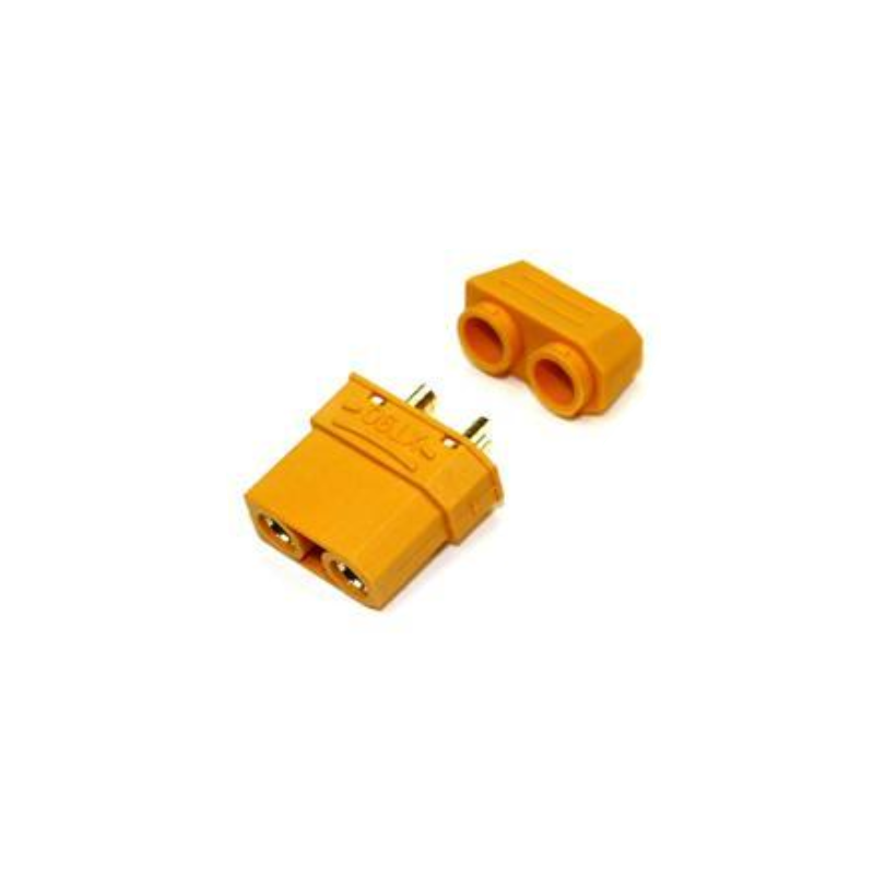 Kit fiche connecteur XT90  Femelle - Avec protection
