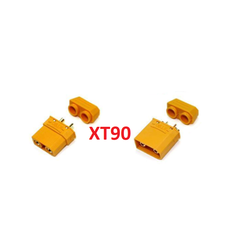 Set Connectors XT90 Female + Male - Met bescherming