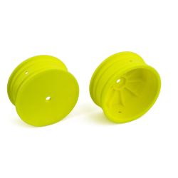 Set 2 velgen 2.2" buggy 1/10 - VOORAAN 4X4 - FLUO GEEL - NO OFFSET