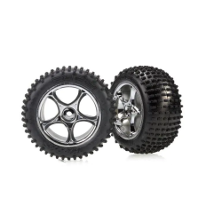 Kit jantes + pneus ARRIRE et inserts pour Traxxas BANDIT et BANDIT VXL belgique magasin modélisme rc liege