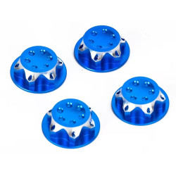 Kit 4 écrous AUTOBLOQUANT de roue 17mm voiture rc  1/8 et 1/7