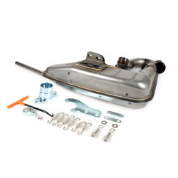 Pot d'échappement Clubman BOX pour Lambretta Serie 3, GP/DL