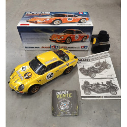Voiture rc Tamiya M-06 Alpine A110 Jagermeister KIT 58708 à vendre magasin modélisme rc belgique