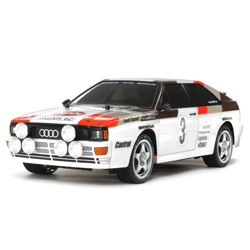 Tamiya Audi Quattro A2 TT02 1/10 - 58667 à vendre magasin modélisme rc liege