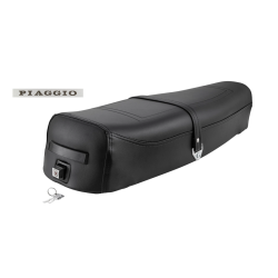 Selle bi-place pour Vespa PX80-200/​PE/​Lusso avec serrure