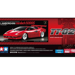 Tamiya TT-02 Lamborghini Countach 5000S  te koop modelbouw rc winkel belgie