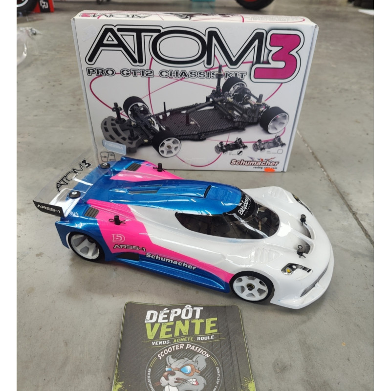 Voiture RC 1/12 Schumacher ATOM 3 GT12 à vendre magasin modélisme rc belgique