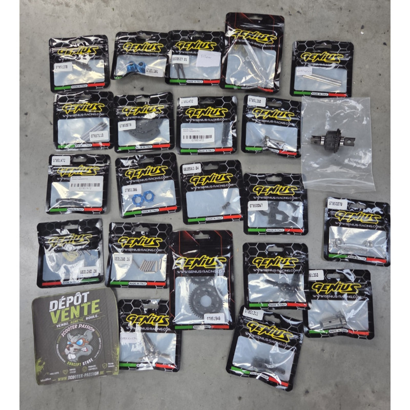 Lot de pièces détachées voiture rc Genius GTC8.25 ECO à vendre magasin modélisme rc