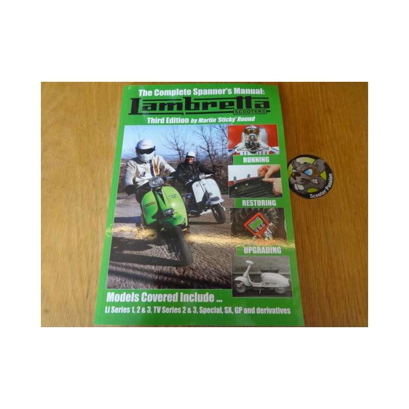 sticky book boek lambretta restauratie revisie onderdhoud belgie nederlands te koop