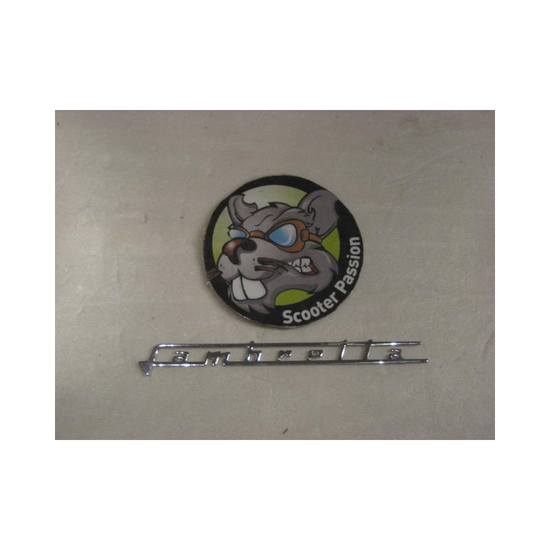 Emleem beenschild  "Lambretta"  Serie 1, 2, 3 GP/DL