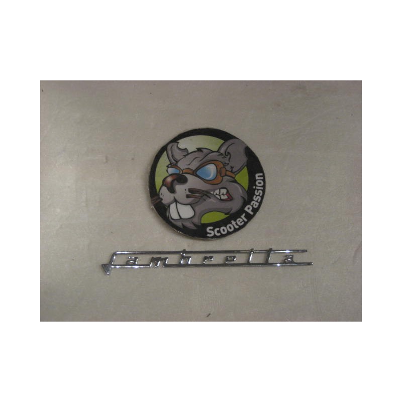 Emleem beenschild  "Lambretta"  Serie 1, 2, 3 GP/DL