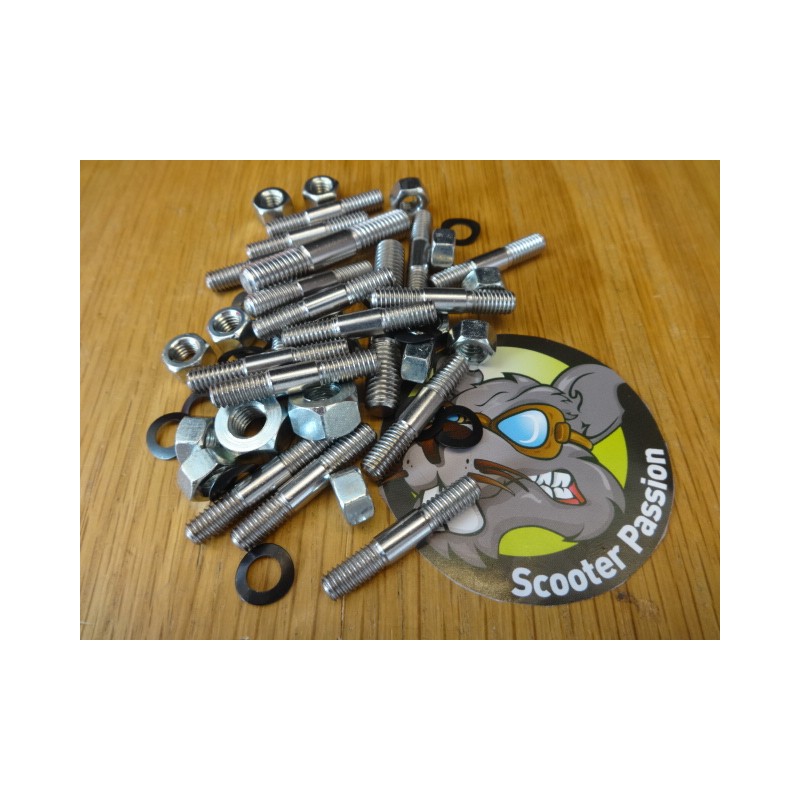 Bouten, moeren bevesting set set carter motor Lambretta