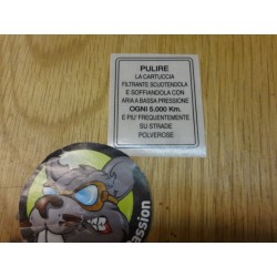 Sticker luchtfilter Lambretta Serie 1, 2