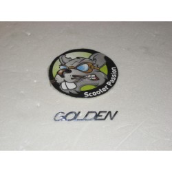 Monogramme tablier "GOLDEN"  Serie 3 Golden Special