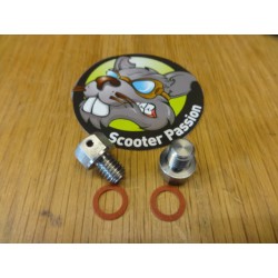 Moer M8 + pakking olie vidange met magneet voor Vespa