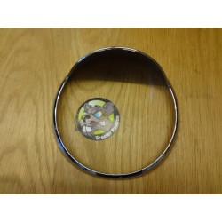 Koplamp rand CHROME Vespa GTS/GTS Super/GT/GT L 125-300ccm tot eind 2018 scooterpassion Belgïe Nederland