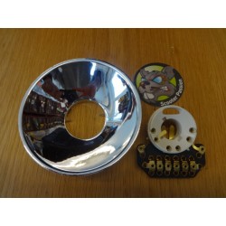 Voorlicht reflektro + lampen houder Lambretta Junior J125 4 versnellingen