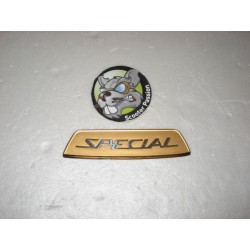 Logo achterframe Golden voor Lambretta Golden Special