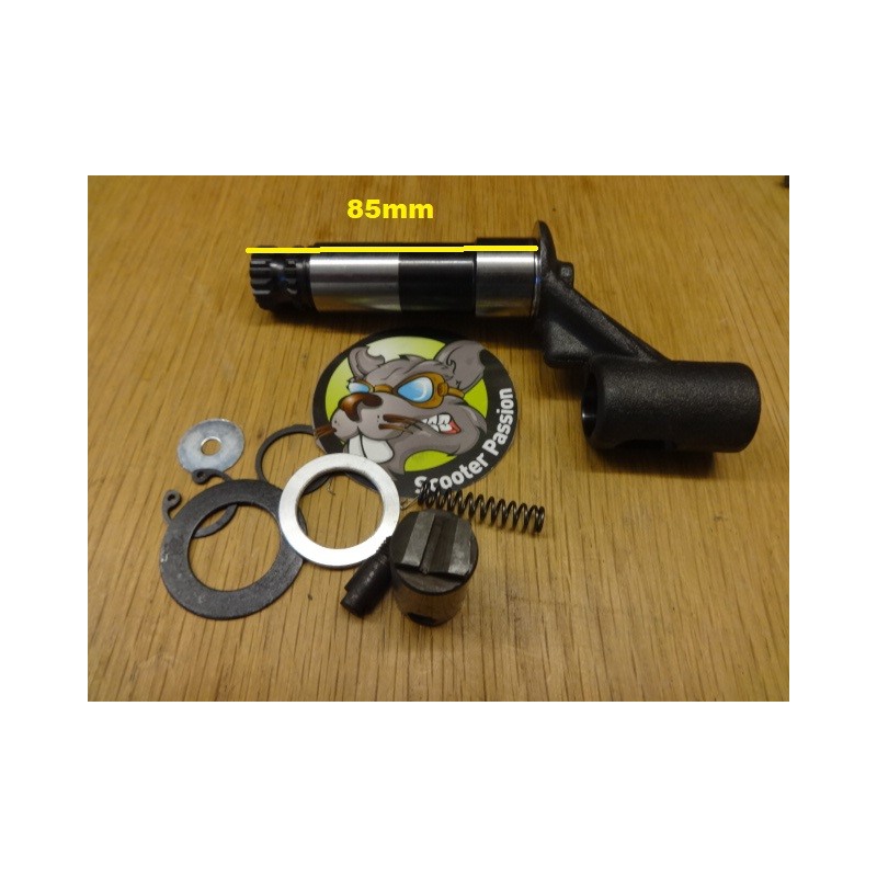 Kit d'axe de pédale de kick Lambretta Serie 3 1966 à 1969, GP/DL - Axe 65mm chez scooter passion