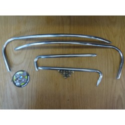 Set van 4 aluminium strips...