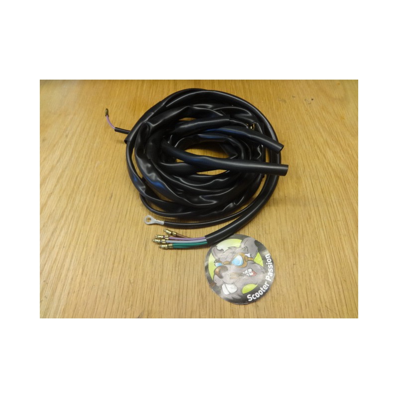 Kabelboom Lambretta GP/DL 6V  met batterij