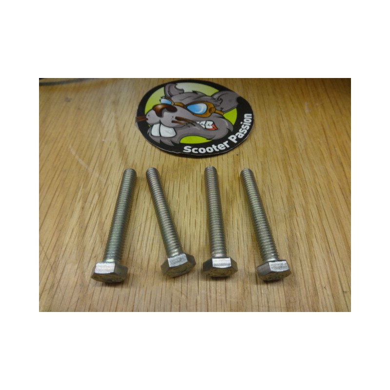 set 4 moeren bevestiging silenblock lambretta junior