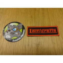 Patch Lambretta Rood label