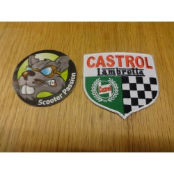patch lambretta Castrol