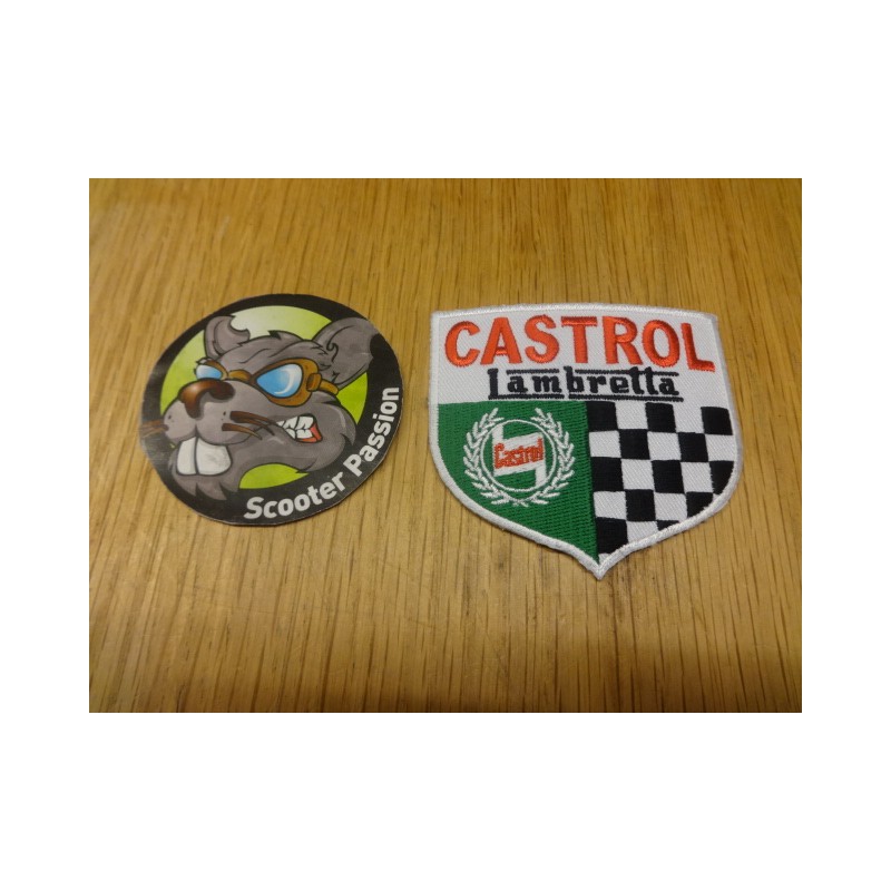 patch lambretta Castrol