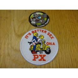 Broderie Vespa Sex on a PX