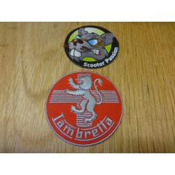 Broderie Lambretta Red Lion