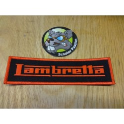 Broderie Lambretta Red Black
