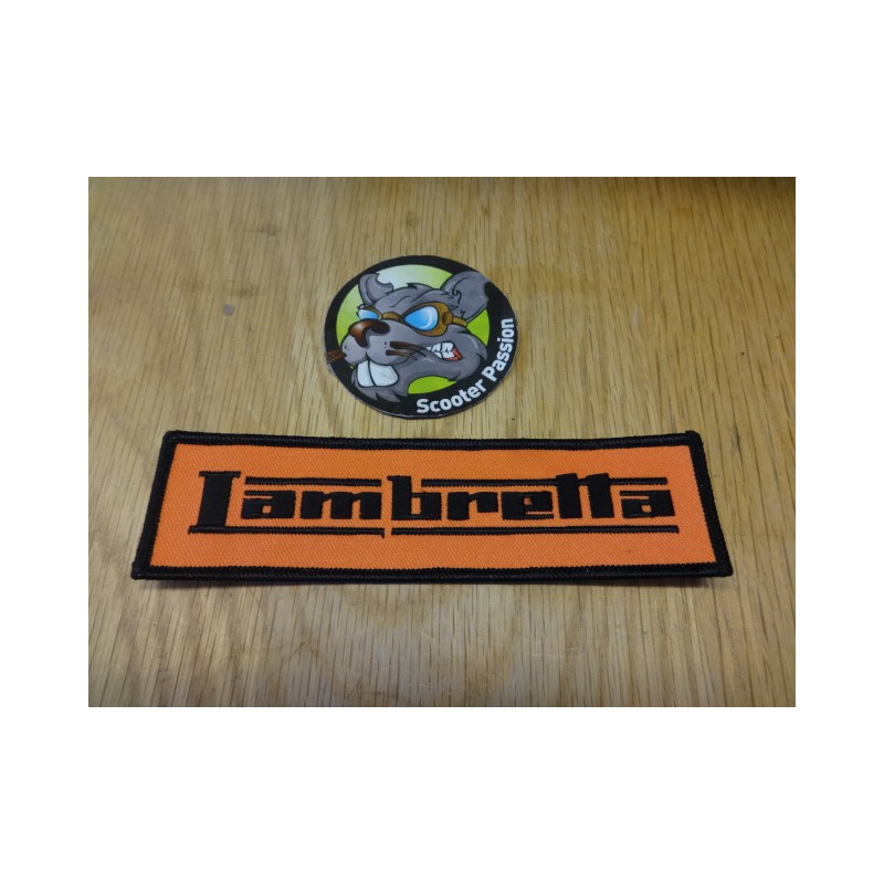 Broderie Lambretta Orange/Black