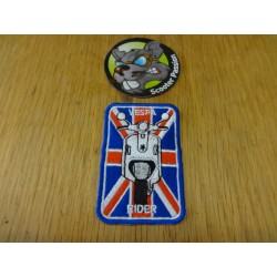 patche vespa ''rider'' Engelse vlag