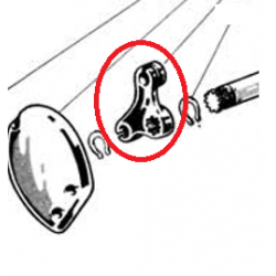 Support de câble changement de vitesses LD 1957 chez scooter passion en belgique