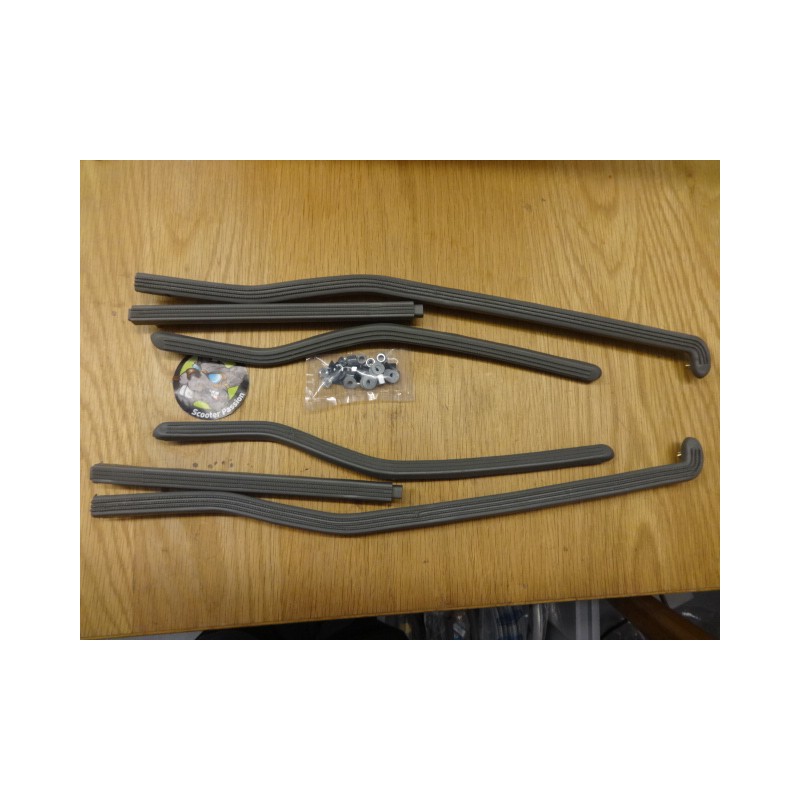 Treeplankset  GRIJS vloerplaat Lambretta Serie 3