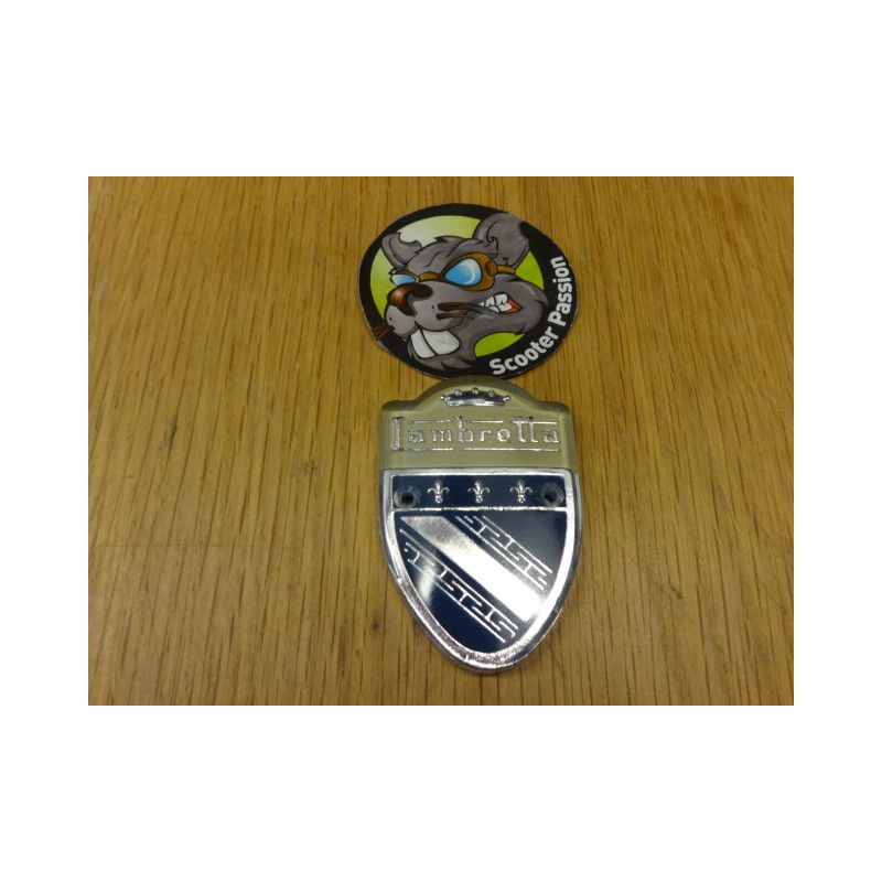 embleme de tablier Lambretta pour scooter Lambretta LD français à vendre chez scooter passion