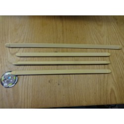 Set 4 vloerrails Lambretta F